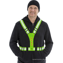 3 Modes of Light Battery Replaceable Reflective LED Safety Vest for Cycling Motorcycle